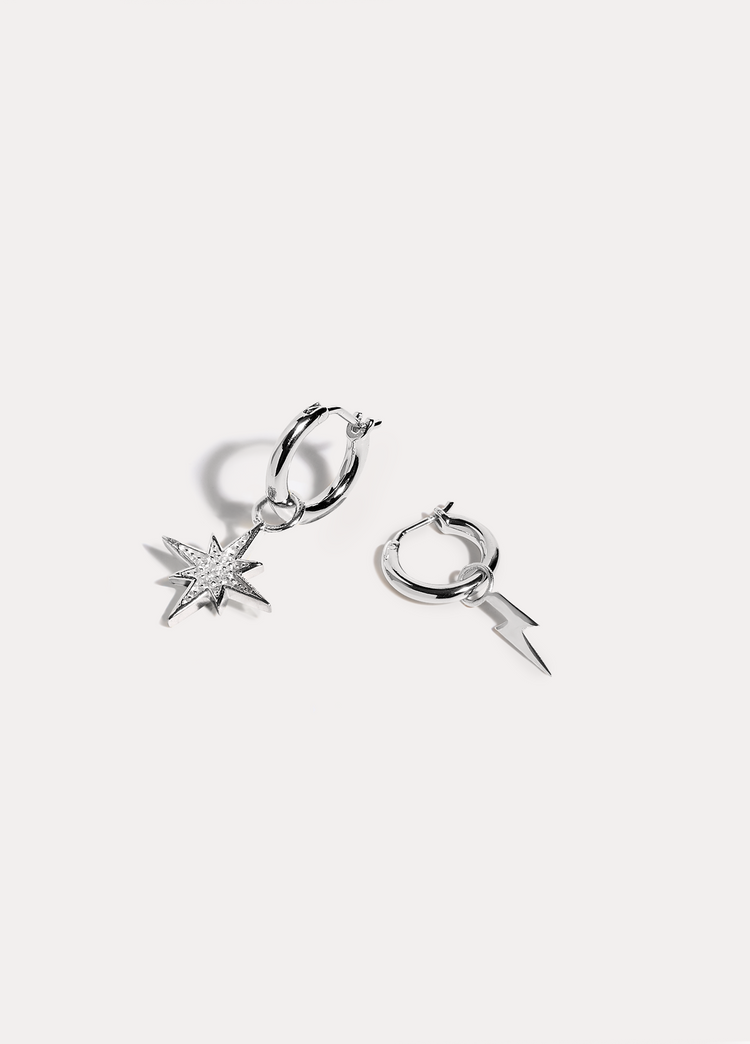 Becky & Thora on the Mili Silver Hoops